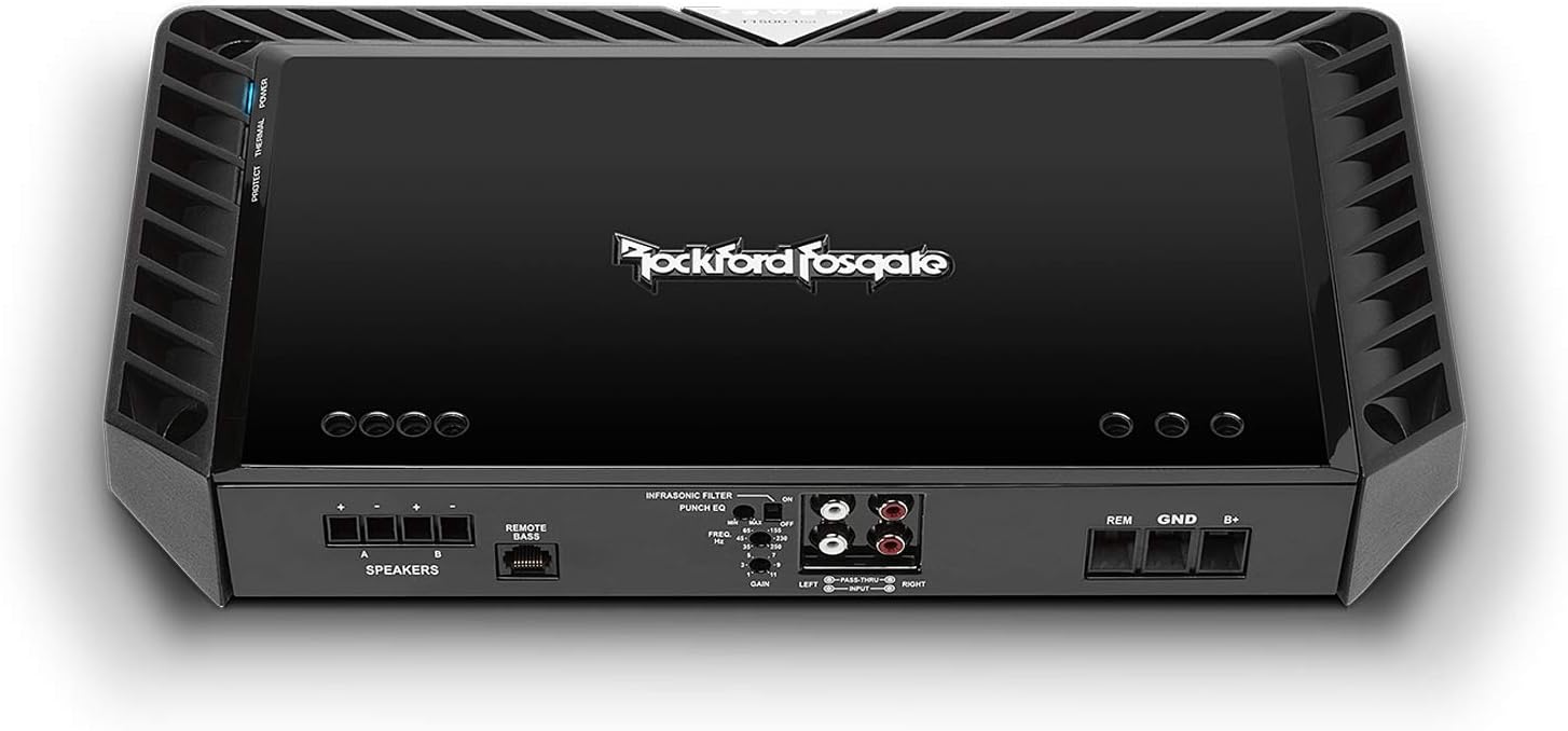 Rockford Fosgate T1500-1bdCP Power 1,500 Watt Class-bd Constant Power Amplifier Rockford Fosgate T1500-1bdCP Power 1,500 Watt Class-bd Constant Power Amplifier